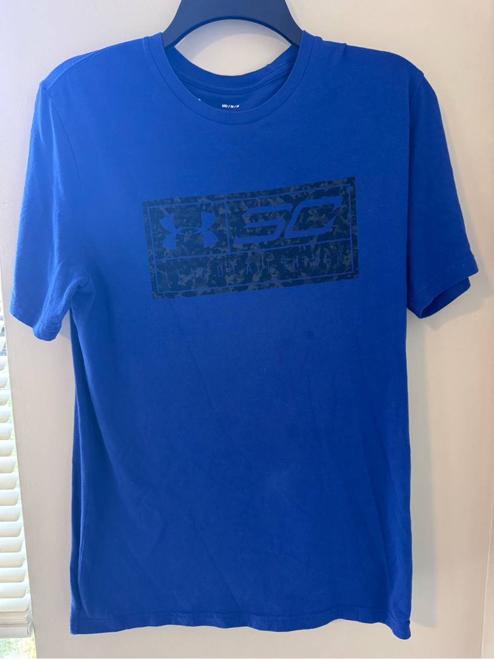 Under Armour SC30 Blue Graphic Tee Medium